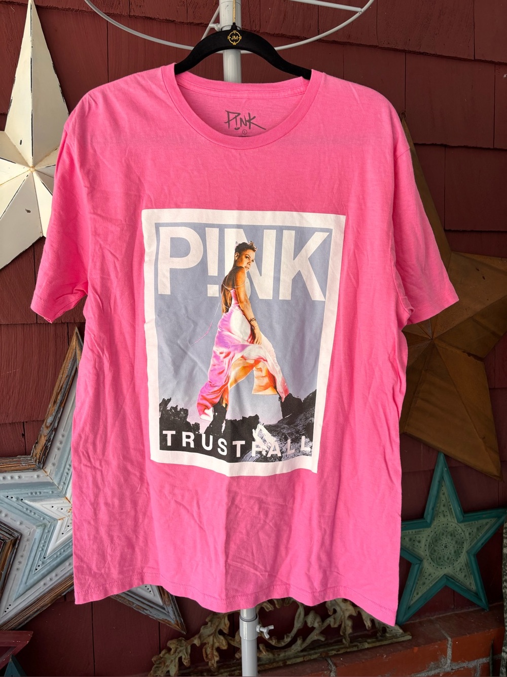PINK Trust Fall 2023 Concert Tour T Shirt Women’s Size L